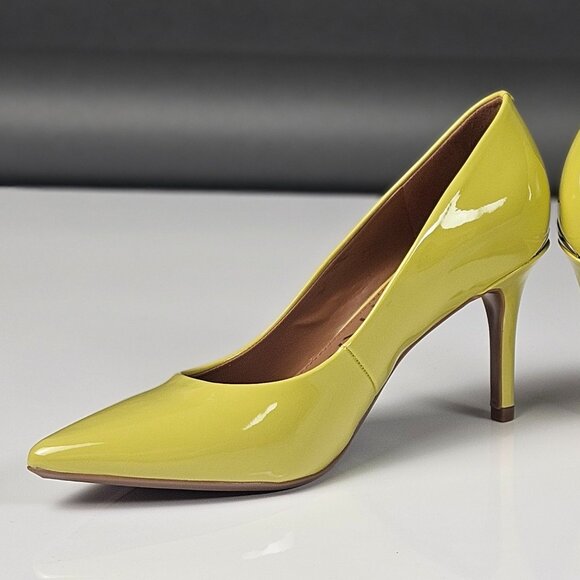 Calvin Klein Women's Gayle 2 Pump Heel in Yellow - Picture 1 of 15